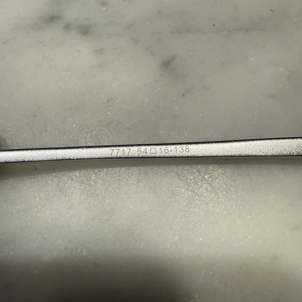 Rimless Rectangular Eyeglasses Silver Metal Frame… - image 2